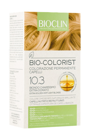 BIOCLIN BIO COLORIST 10,3 BIONDO CHIARISSIMO EXTRA DORATO - Farmadillo