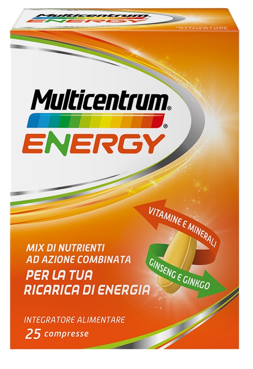 MULTICENTRUM MC ENERGY 25 COMPRESSE - Farmadillo