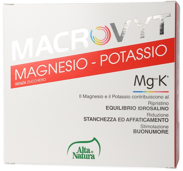 MACROVYT MAGNESIO/POTASSIO 18 BUSTINE - Farmadillo