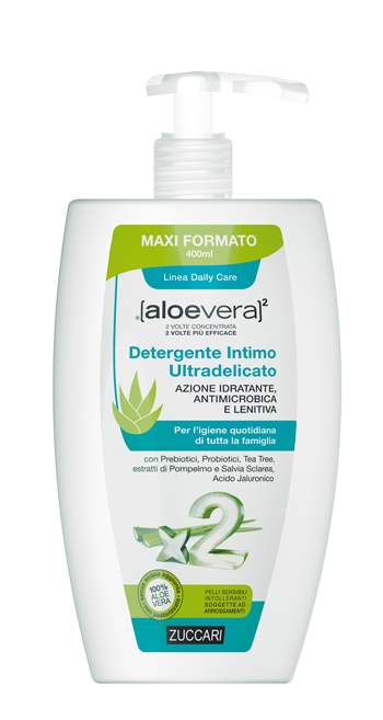 ALOEVERA2 DETERGENTE INTIMO ULTRADELICATO 400 ML - Farmadillo