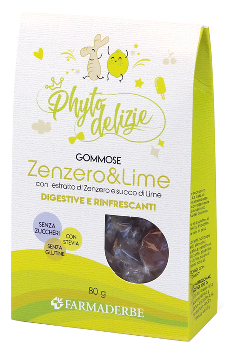 PHYTO DELIZIE GOMMOSE ZENZERO LIME 80 G - Farmadillo