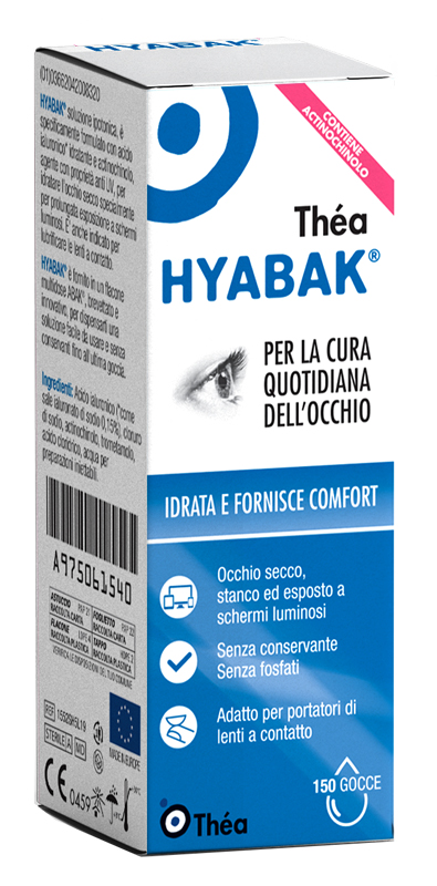 HYABAK SOLUZIONE OFTALMICA 5 ML - Farmadillo