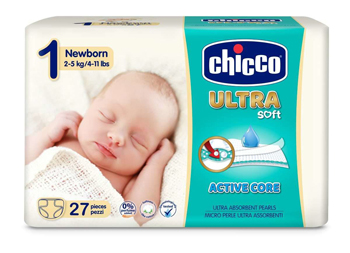 CHICCO PANNOLINO ULTRA CHICCHO NEWBORN 27 X 10 - Farmadillo