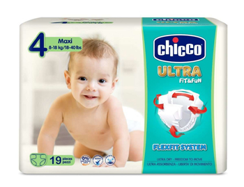 CHICCO PANNOLINO ULTRA CHICCHO MAXI 19 X 10 - Farmadillo