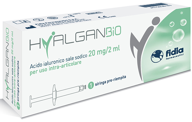 SIRINGA HYALGANBIO INTRA-ARTICOLARE 20MG 2 ML - Farmadillo