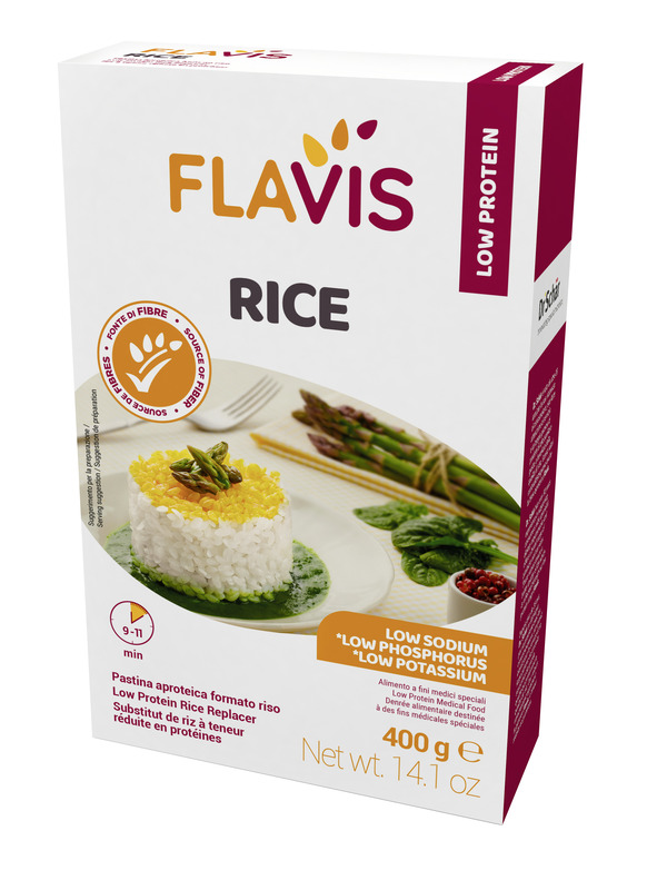 FLAVIS RICE PASTINA APROTEICA FORMATO RISO 400 G - Farmadillo
