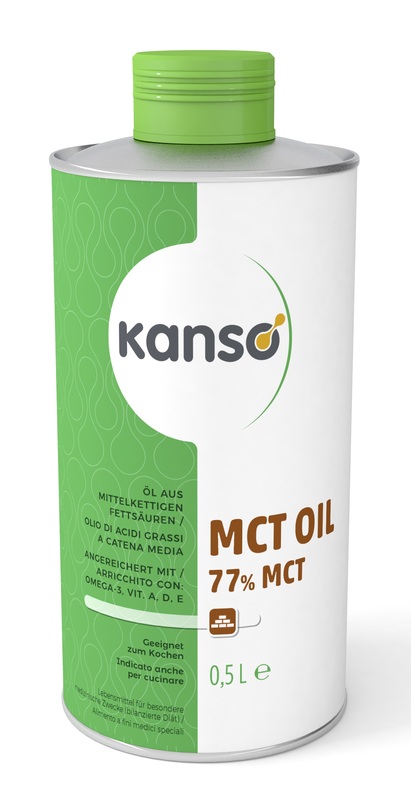 KANSO MCT OIL 77% OLIO DI ACIDI GRASSI 500 ML - Farmadillo