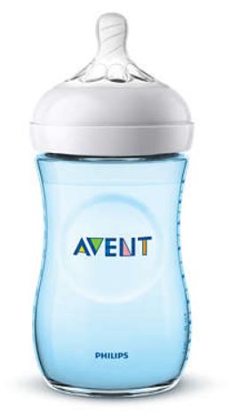 AVENT BIBERON NATURAL PP 260ML AZZURRO SINGLE PACK - Farmadillo