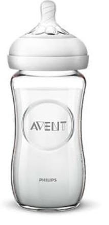 AVENT BIBERON NATURAL VETRO 240ML - Farmadillo