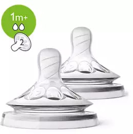 AVENT 2 TETTARELLE NATURAL FLUSSO LENTO 2 FORI - Farmadillo