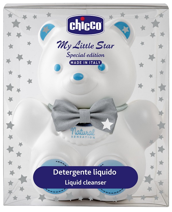 CHICCO COSMETICI NATURAL SENSATION DETERGENTE ORSO STARS - Farmadillo