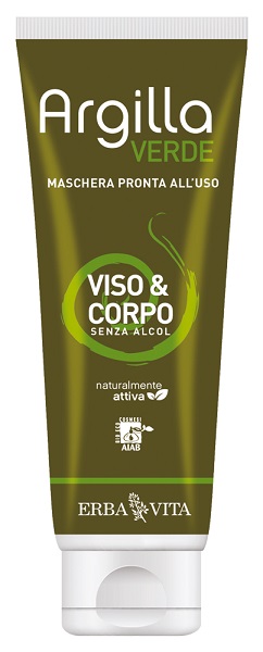 ARGILLA VERDE MASCHERA PRONTA 250 ML - Farmadillo
