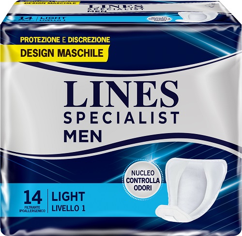 PANNOLONI LINES SPECIALIST MEN LIVELLO 1 14 PEZZI - Farmadillo
