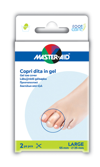 COPRI DITA MASTER-AID FOOTCARE IN GEL LARGE 2 PEZZI C2 - Farmadillo