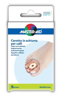 CEROTTO CALLI MASTER-AID FOOTCARE IN SCHIUMA PU 3 MM 9 PEZZI B9 - Farmadillo