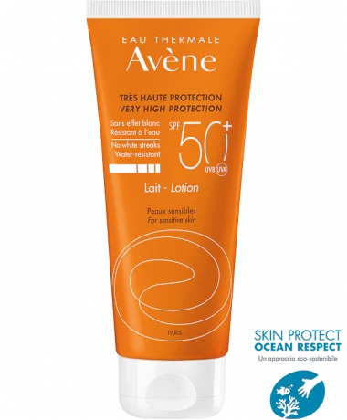 EAU THERMALE AVENE SOLARE LATTE SPF50+ 100 ML NUOVA FORMULA - Farmadillo