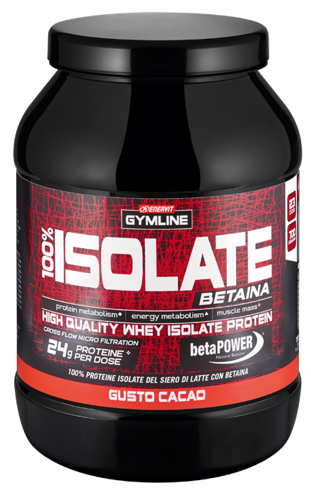 GYMLINE 100% WHEY ISOLATE CACAO 900 G - Farmadillo
