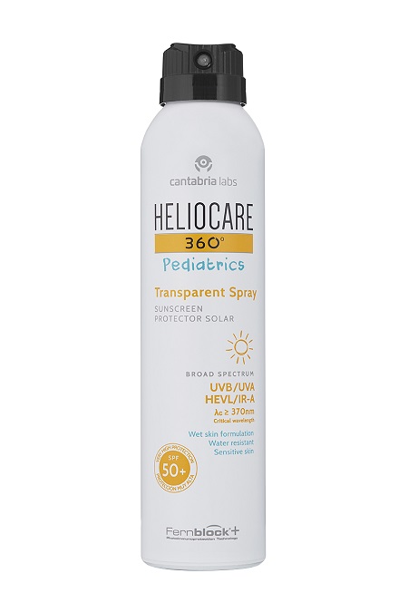 HELIOCARE 360 PEDIATRIC TRANSPARENT SPRAY 200 ML - Farmadillo