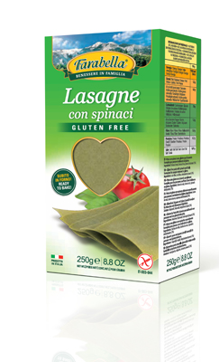 FARABELLA I REGIONALI LASAGNE CON SPINACI 250 G - Farmadillo