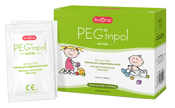 PEGINPOL MACROGOL 3350 SOSPENSIONE ORALE 20 BUSTINE - Farmadillo
