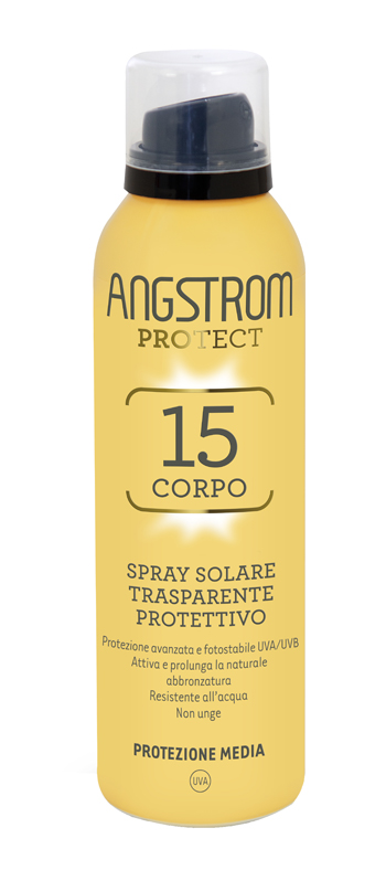 ANGSTROM PROTECT 15 CORPO SPRAY SOLARE TRASPARENTE 150 ML - Farmadillo