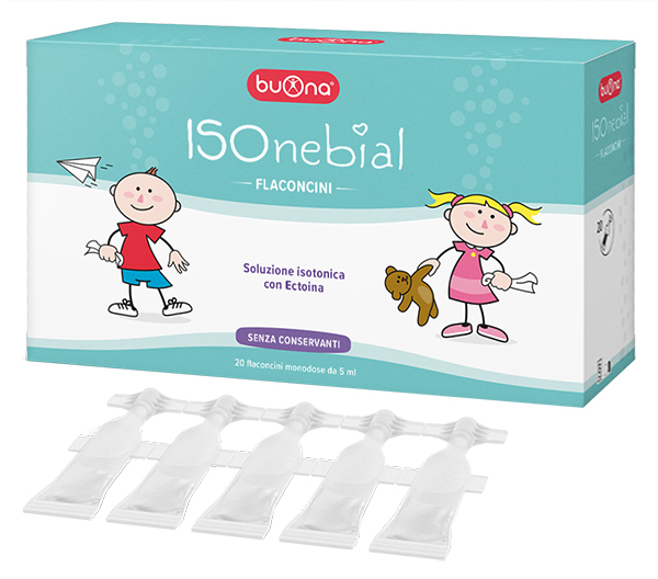 ISONEBIAL FLACONCINI SOLUZIONE ISOTONICA 0,9% CON AGGIUNTA DI ECTOINA 20X5 ML - Farmadillo