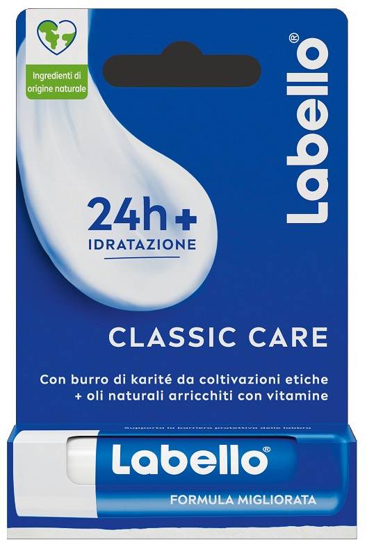 LABELLO CLASSIC CARE STICK 24H IDRATAZIONE FONDENTE SULLE LABBRA 5,5 ML - Farmadillo