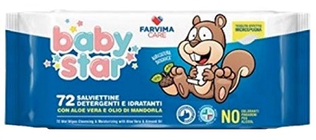BABYSTAR SALVIETTE BEBE' POPUP 72 PEZZI - Farmadillo