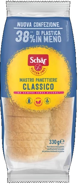 SCHAR CLASSICO DEL MASTRO PANETTIERE PANE BIANCO SENZA LATTOSIO 330 G - Farmadillo