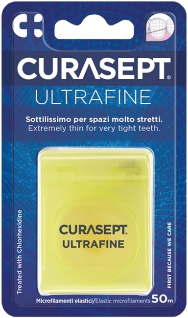 CURASEPT ULTRAFINE FILO INTERDENTALE NON CERATO CLOREXIDINA - Farmadillo