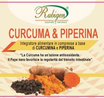 CURCUMA & PIPERINA RUBIGEN 120 COMPRESSE DA 500 MG - Farmadillo