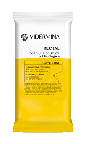 VIDERMINA RECTAL SALVIETTINE 15 PEZZI - Farmadillo