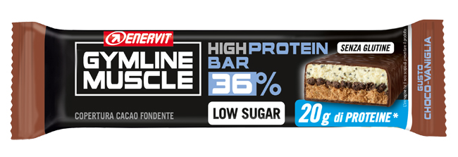 GYMLINE 20 G PROTEINBAR CHOCO/VANIGLIA 55 G - Farmadillo