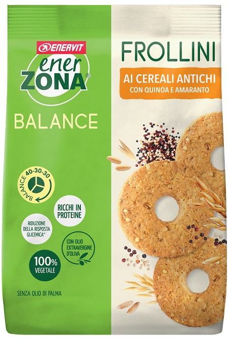 ENERZONA FROLLINI VEG CEREALI ANTICHI 250 G - Farmadillo