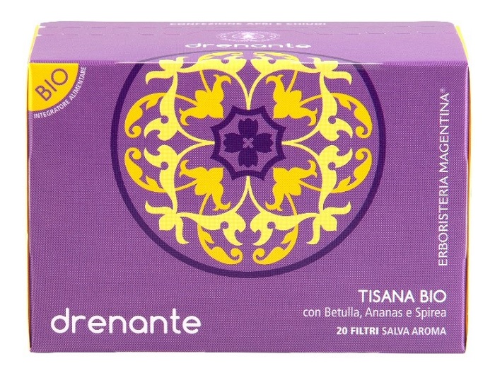 TISANA DRENANTE BIO 20 FILTRI - Farmadillo