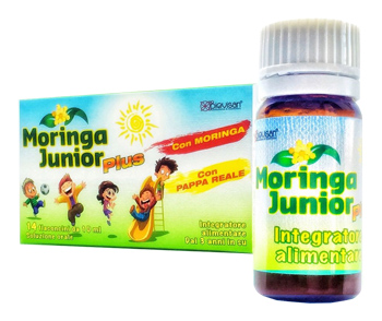 MORINGA JUNIOR PLUS 10 FLACONCINI DA 10 ML - Farmadillo