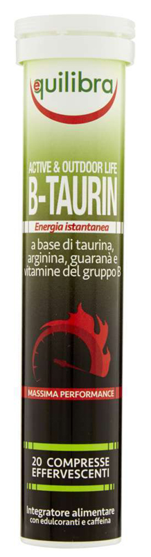 B TAURIN 20 COMPRESSE EFFERVESCENTI - Farmadillo
