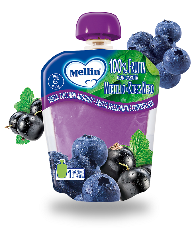 MELLIN POUCH MIRTILLO/RIBES 90 G - Farmadillo