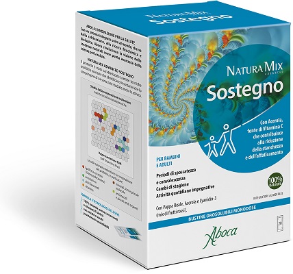 NATURA MIX ADVANCED SOSTEGNO OROSOLUBILE 20 BUSTINE - Farmadillo