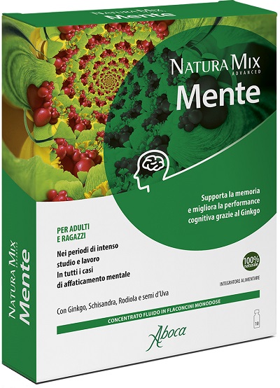 NATURA MIX ADVANCED MENTE 10 FLACONCINI - Farmadillo