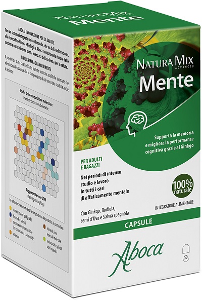NATURA MIX ADVANCED MENTE 50 CAPSULE - Farmadillo