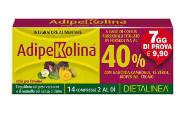ADIPEKOLINA 7 DAYS 14 COMPRESSE DIETALINEA - Farmadillo