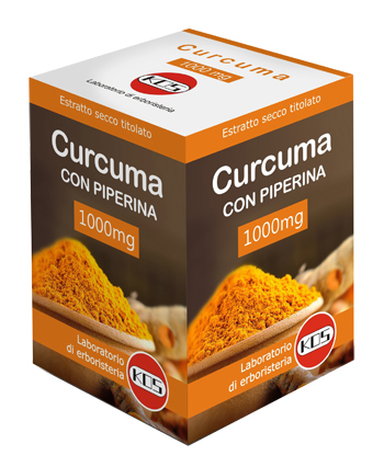 CURCUMA CON PIPERINA 1 G 30 COMPRESSE OVALI - Farmadillo