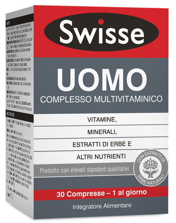 SWISSE MULTIVITAMINICO UOMO 30 COMPRESSE - Farmadillo