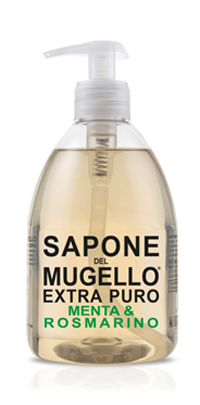 SAPONE DEL MUGELLO LIQUIDO EXTRA PURO MENTA E ROSMARINO 500 ML - Farmadillo
