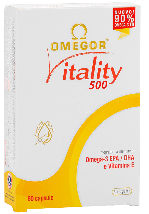 OMEGOR VITALITY 500 60 CAPSULE - Farmadillo