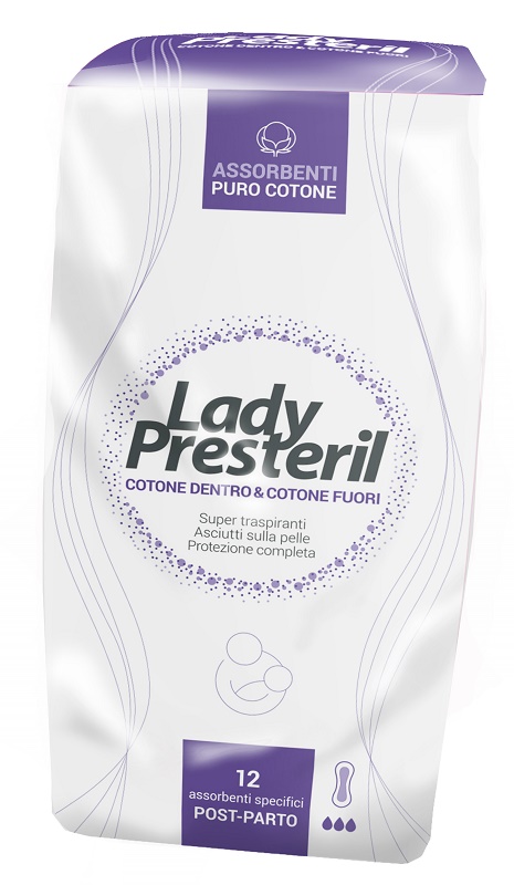 LADY PRESTERIL POSTPARTO 12 PEZZI - Farmadillo