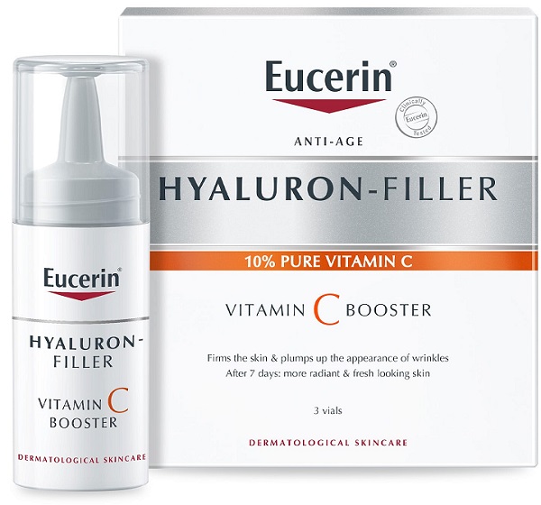 EUCERIN HYALURON-FILLER VITAMIN C BOOSTER 3 X 8 ML - Farmadillo