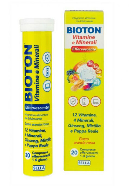 BIOTON VITAMINE E MINEALI 20 COMPRESSE EFFERVESCENTI - Farmadillo