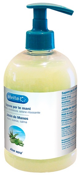 ALVITA SAPONE MANI ALOE VERA 500 ML - Farmadillo